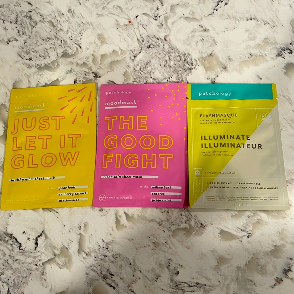 Patchology sheet masks set of 3